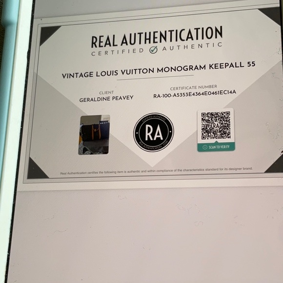 Louis Vuitton 55 Keepall 55 Monogram Top Handle Duffle Bag, beautiful condition - Picture 12 of 12